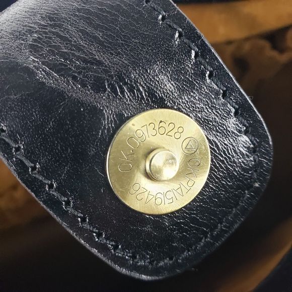 Patricia Nash Tote Bag Danville Colorblock Black British Tan Leather purse - Picture 8 of 16